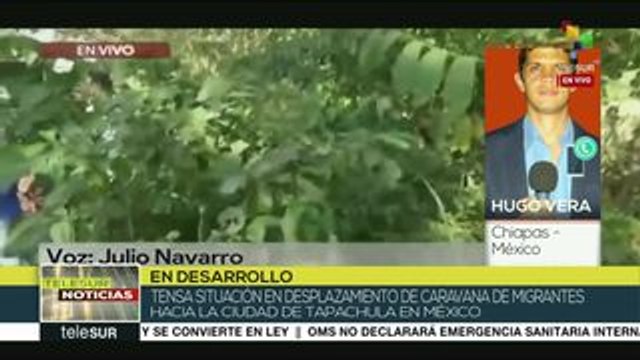 México: tensa situación entre migrantes y Guardia Nacional