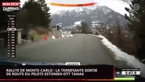 Rallye de Monte-Carlo : l'effroyable sortie de route du pilote estonien Ott Tänak (vidéo)