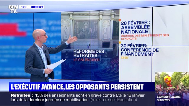 Story 1 : Réforme des retraites: l'exécutif avance, les opposants persistent - 24/01
