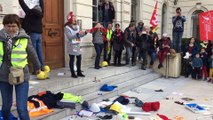 Montélimar : une action symbolique contre la réforme des retraites
