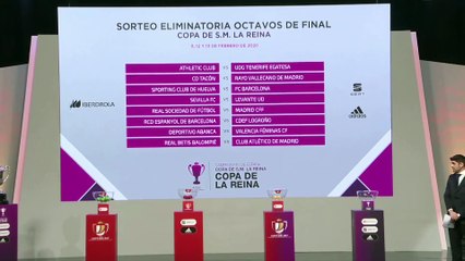 Barcelona-Leganés y Zaragoza-Real Madrid, duelos de octavos en la Copa de la Reina
