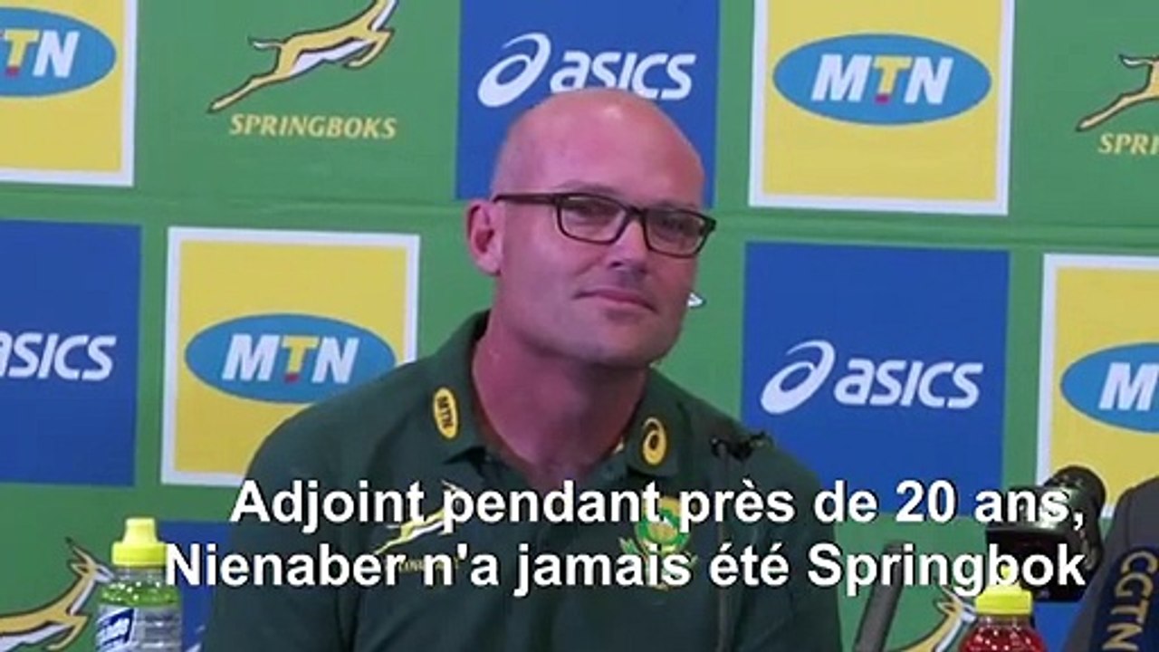 Rugby: Jacques Nienaber, nouveau sélectionneur de l'Afrique du Sud