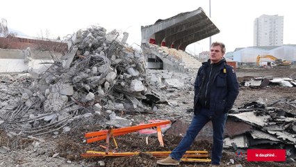 Démolition de l'ancien stade municipal de Chambéry