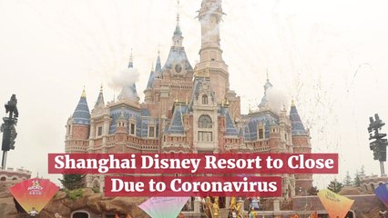 The Coronavirus Closes Shanghai Disney Resort