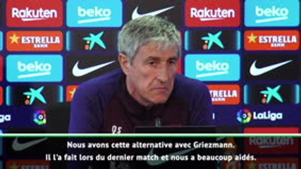Barcelone - Sétien : ''Griezmann en 9 ? On y pense''