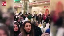 Elazığ'da bir nişan töreni sırasında yaşanan deprem esnasında yaşanan panik anları kamerada!