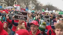 Trump busca captar el voto provida en una multitudinaria marcha en Washington