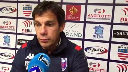 « Il fallait faire un match d’hommes » L’entraîneur du FCG Stéphane Glas après la victoire de ses joueurs 25 à 15 à Béziers