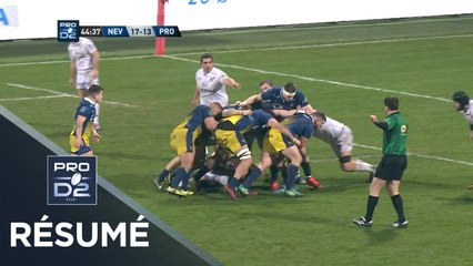 PRO D2 - Résumé Nevers-Provence Rugby: 43-13 - J18 - Saison 2019/2020