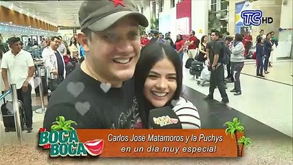 VIDEO | ¿Carlos José Matamoros y 'La Puchys' se casaron? "Estoy un poco nerviosa"