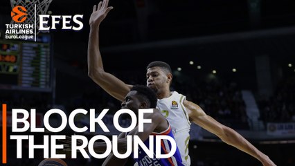 Efes Block of the Round: Walter Tavares, Real Madrid