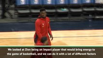 You can already see Zion's passion - Jordan on his brand's newest star