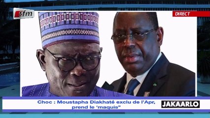 Choc Moustapha Diakhaté exclu de l'Apr prend le "maquis"