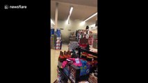 Shocking fire outburst at Safeway grocery store in Portland