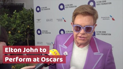 Elton John's Oscars Announcement