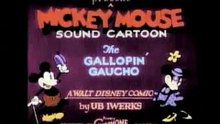 Mickey Mouse & Minnie Mouse - The Gallopin' Gaucho  (1928)