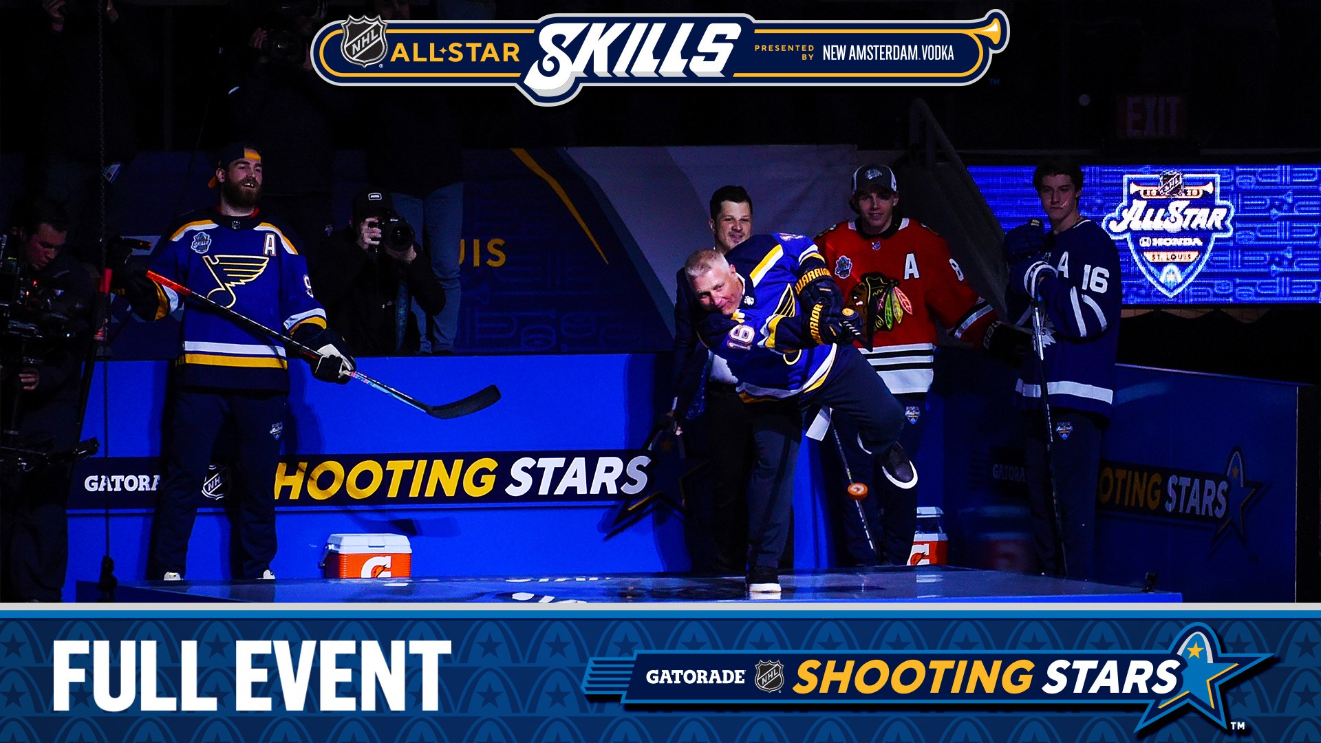 Watch as the NHL unveils the Gatorade NHL Shooting Stars competition -  video Dailymotion