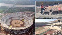 India Is All Set To Open World's Largest Cricket Stadium || Oneindia Telugu