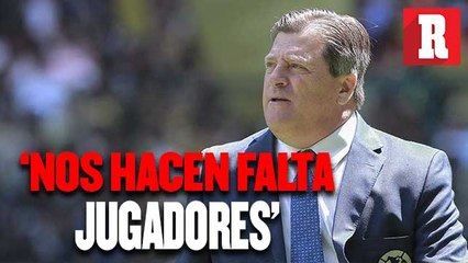 Miguel Herrera: “Nos falta gente que tenga profundidad"