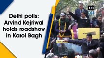 Delhi polls: Arvind Kejriwal holds roadshow in Karol Bagh
