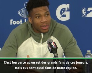 Paris Game - Giannis : ''Voir Neymar et Mbappé dans la salle, c'est dingue''