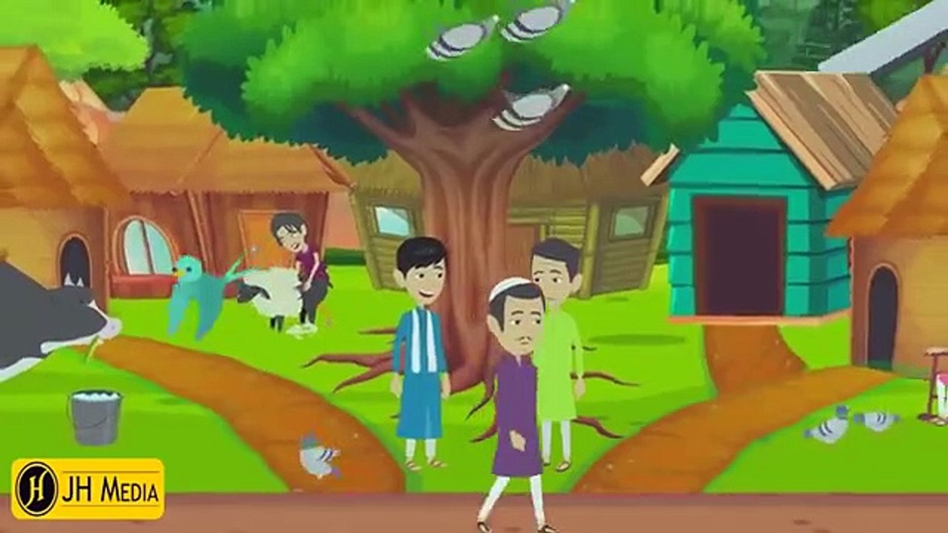 ⁣Magical Fruit & Ghost  Moral Stories in Urdu  Urdu Cartoon