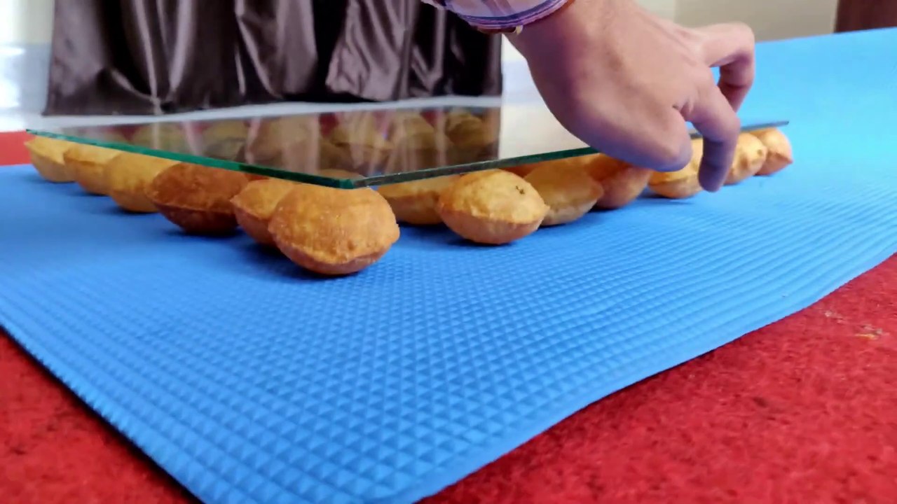 कितने पानीपूड़ी इंसान का वजन उठा लेंगे ! Power Of Indian Panipudi - Weight Lifting Power Of Panipuri # MR SGR HECKER