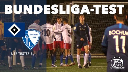 Traum-Tor und tolle Paraden! | Hamburger SV U17 - VfL Bochum U17 (Testspiel)