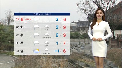내일 오전 서쪽 공기 탁해…모레 전국 비·눈