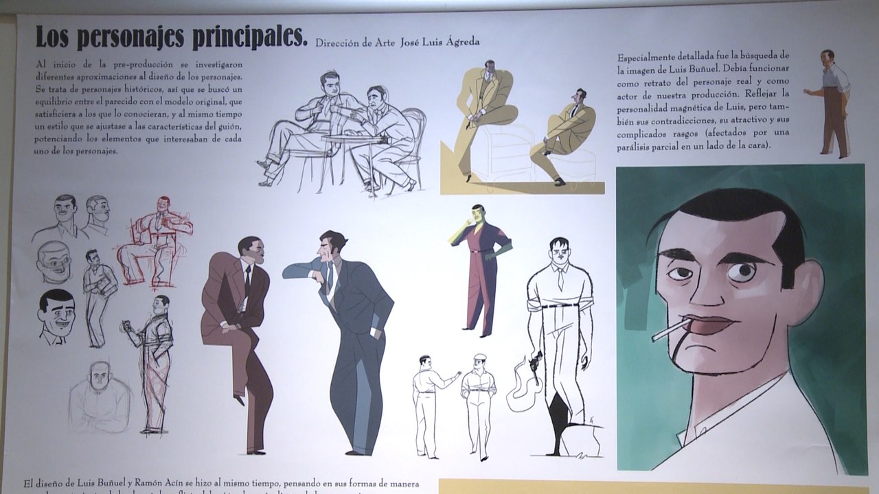 Una exposición cuenta cómo se hizo 'Buñuel y el laberinto de las tortugas'