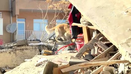 UMKE görevlisinin telefonla görüştüğü "Azize" isimli kadın, 17 saat sonra enkazdan çıkarıldı (2)