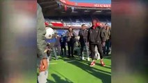 NBA - Giannis Antetokounmpo visiting the Parc des Princes