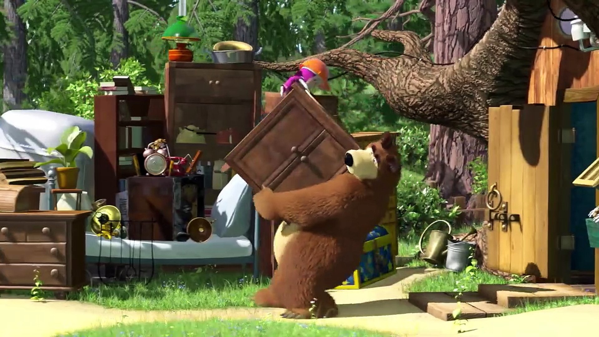 Masha and the Bear _ THE MARVELOUS INVENTOR _ Best cartoon collection for  kids - video Dailymotion