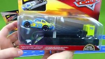 Disney Cars 3 Diecast Toys Lightning McQueen Launcher Mack Mini Racers Hauler Jackson Storm Toys
