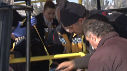 Halk otobüsü yoldan çıktı: 6 yaralı