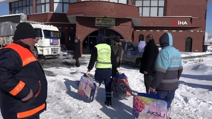 - Edremit Belediyesi'nin ilk yardım tırı yola çıktı