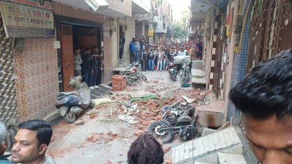 Building collapse in Delhi's Bhajanpura