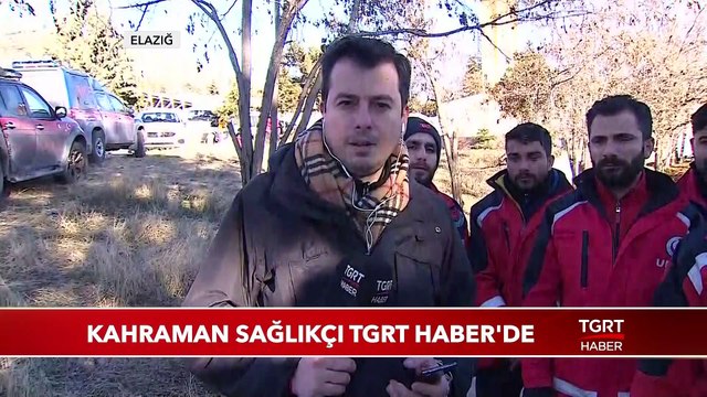 Telefonla Depremzedeyi Kurtaran Kahraman Sağlıkçı TGRT Haber'de