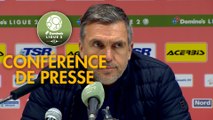 Conférence de presse Valenciennes FC - Le Mans FC (1-0) : Olivier GUEGAN (VAFC) - Richard DEZIRE (LEMANS) - 2019/2020