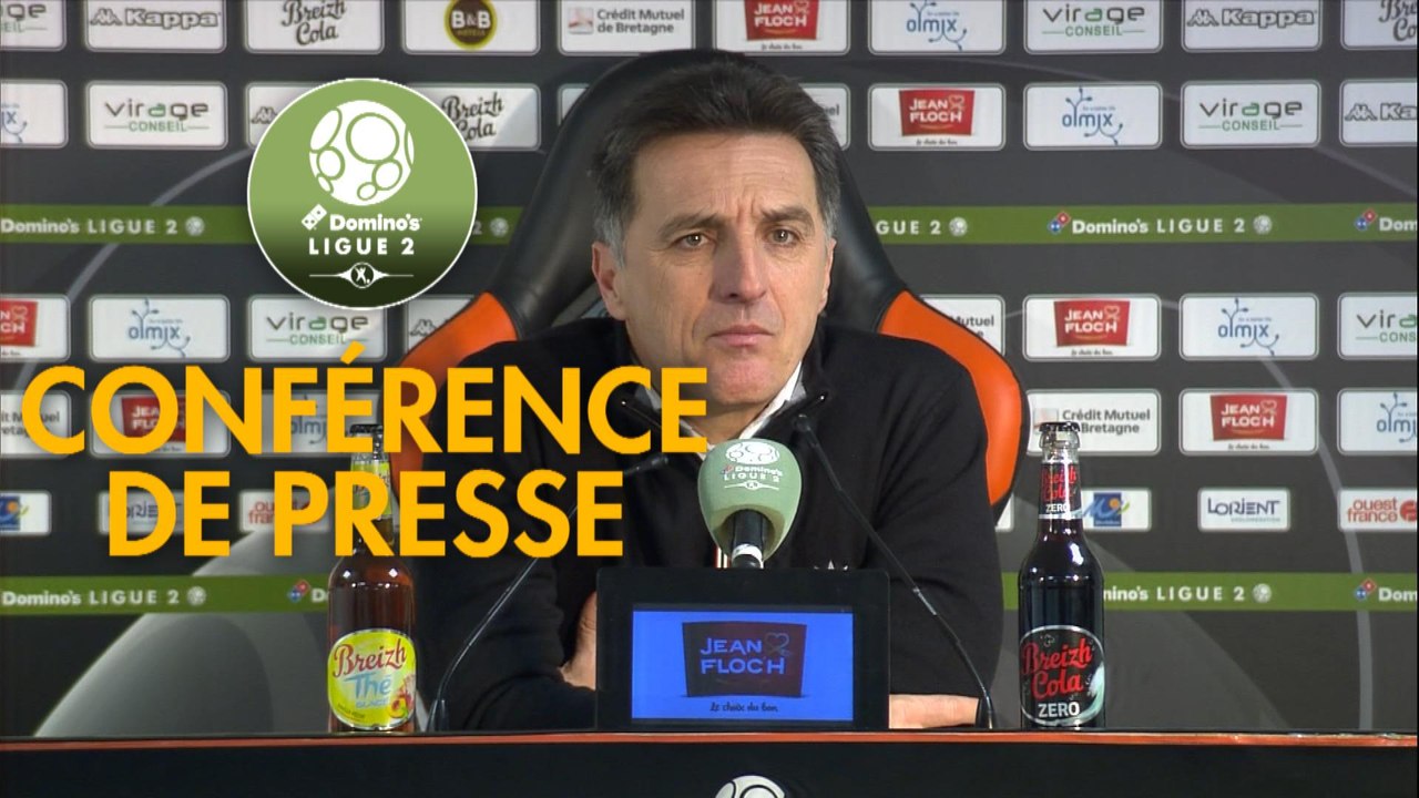 Conférence de presse FC Lorient - AS Nancy Lorraine (2-1) : Christophe PELISSIER (FCL) - Jean-Louis GARCIA (ASNL) - 2019/2020