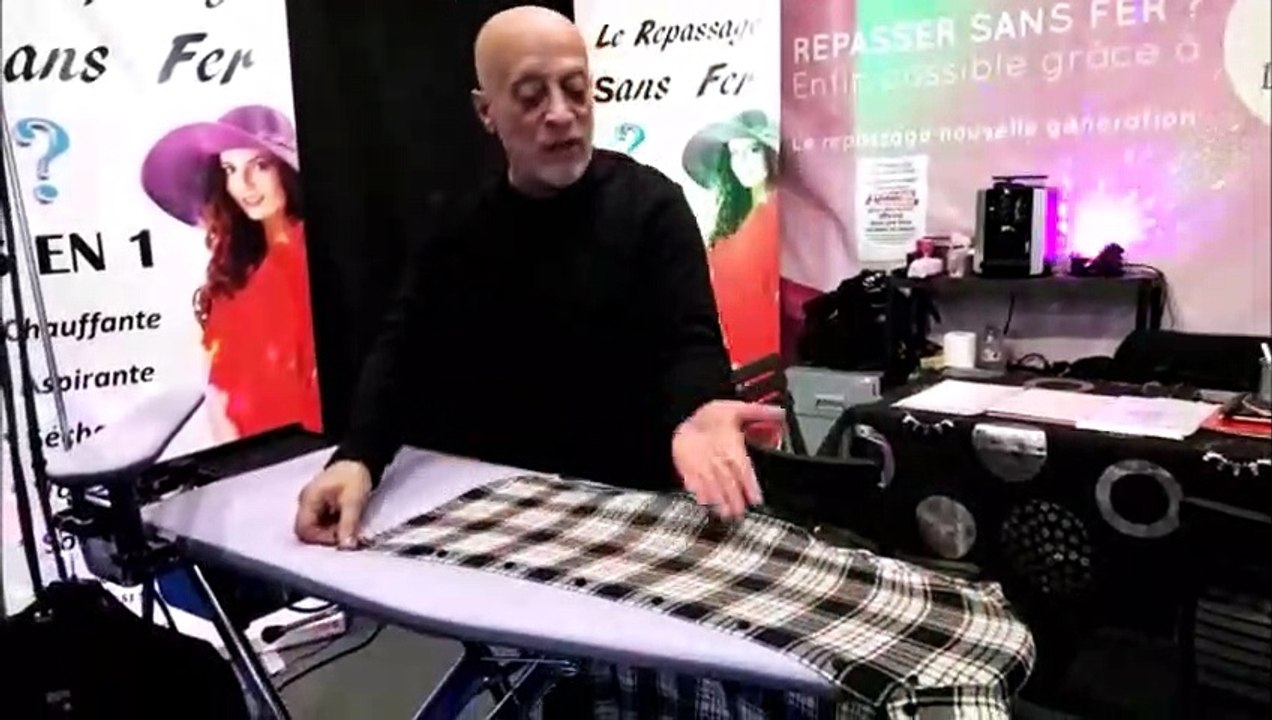 Du repassage sans fer au salon de l'habitat à l'Axone de Montbéliard