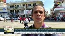 México: caravana migrante es detenida en su avance a Tapachula