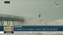 Tormenta Gloria causa graves daños en el Mediterráneo español