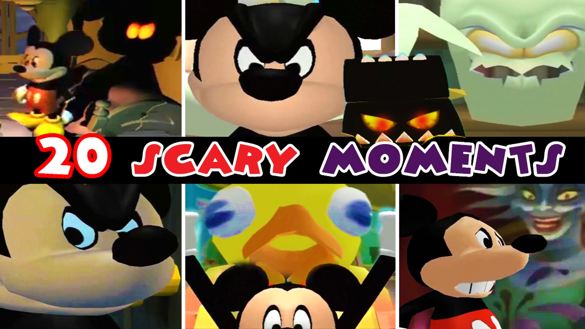 Magical Mirror Starring Mickey Mouse All Scary / Creepy Moments - video  Dailymotion