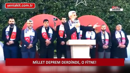 Herkes deprem derdinde, o fitne! Hakaretle birlikte beddua da etmeye başladı
