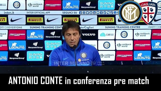 VERSO INTER-CAGLIARI: CONFERENZA STAMPA di ANTONIO CONTE – INTEGRALE