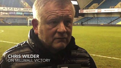 Chris Wilder's Millwall reaction