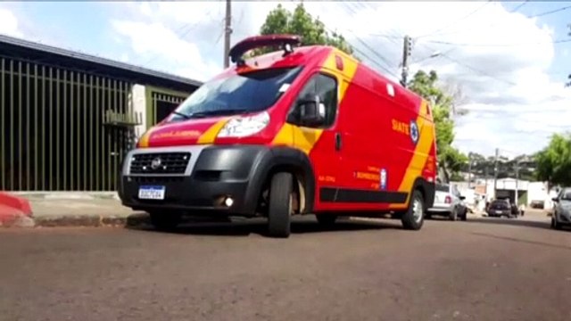 Ferido com furadeira, homem é socorrido pelo Siate no Bairro Brasmadeira