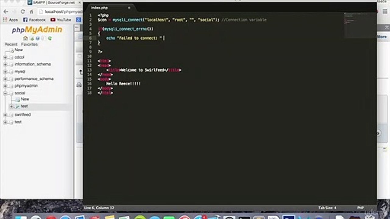 Inserting Values into our Test Table