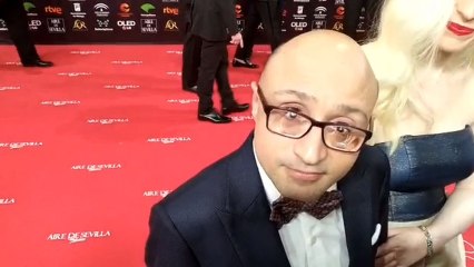 Jesús Vidal, en la alfombra roja